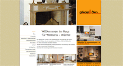 Desktop Screenshot of grieder.ch